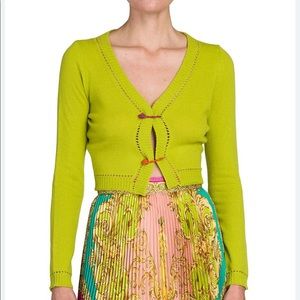 Versace Safety Pin Cashmere Sweater